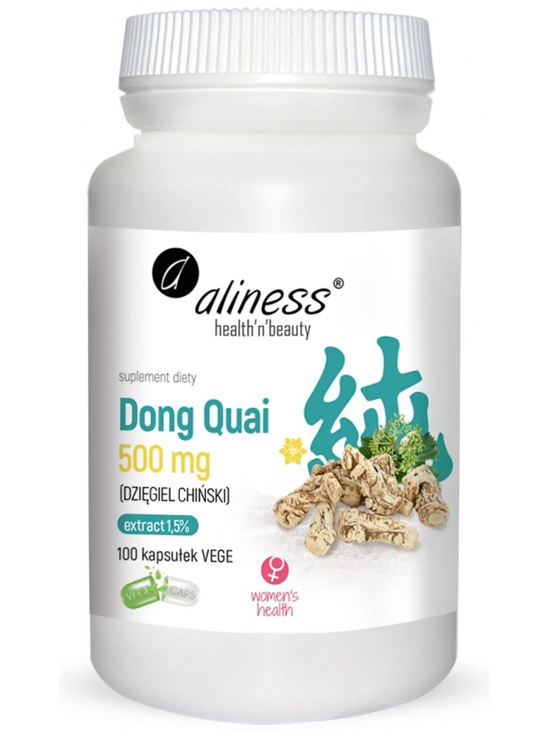 ALINESS Dong Quai 500 mg (angelika čínska, močové cesty) 100 vegetariánskych kapsúl