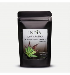 INDIA KOZMETIKA Prírodná konopná káva 100% (zrná) 150g