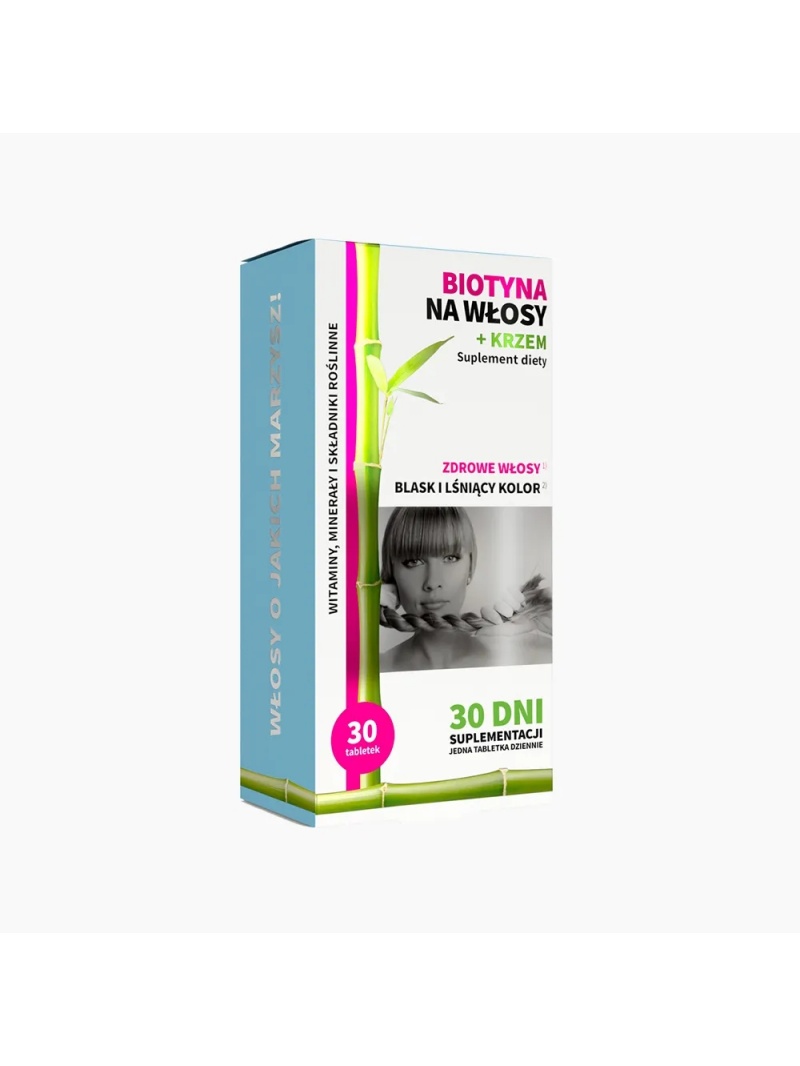 NOBLE HEALTH vlasový biotín + kremík (zdravé vlasy, lesklá farba) 30 tabliet