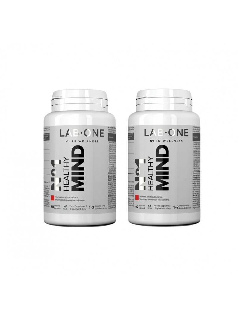 LAB ONE N1 Healthy MIND 2 x 60 kapsúl