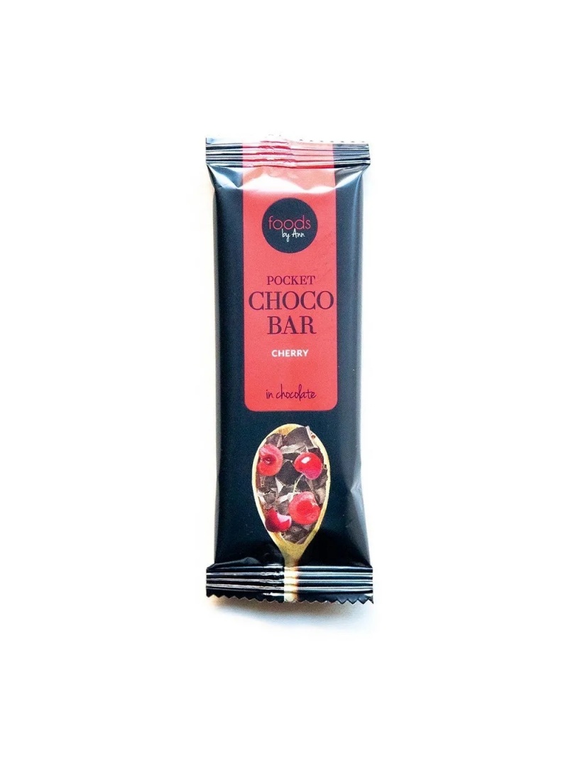 FOODS BY ANN Anna Lewandowska Pocket Choco Bar Cherry 35g