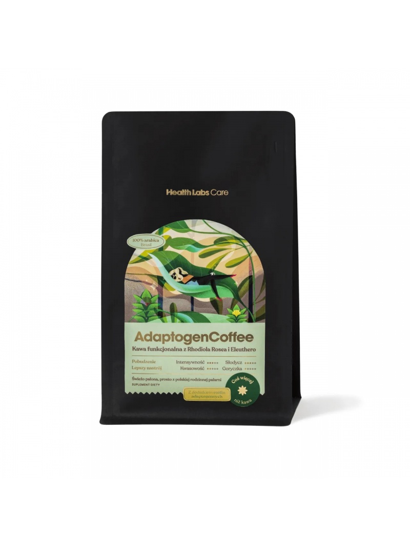HEALTH LABS AdaptogenCoffee (funkčná káva s Rhodiola rosea a Eleuthero) 252g