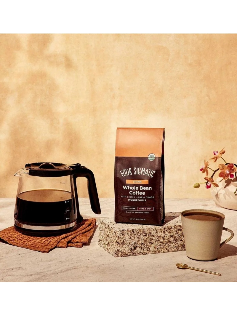 FOUR SIGMATIC Think Whole Bean Coffee (káva s adaptogénmi a vitálnymi hubami) 340g