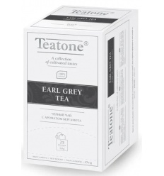 TEATONE čierny čaj Earl Grey (obálka) 25 vrecúšok