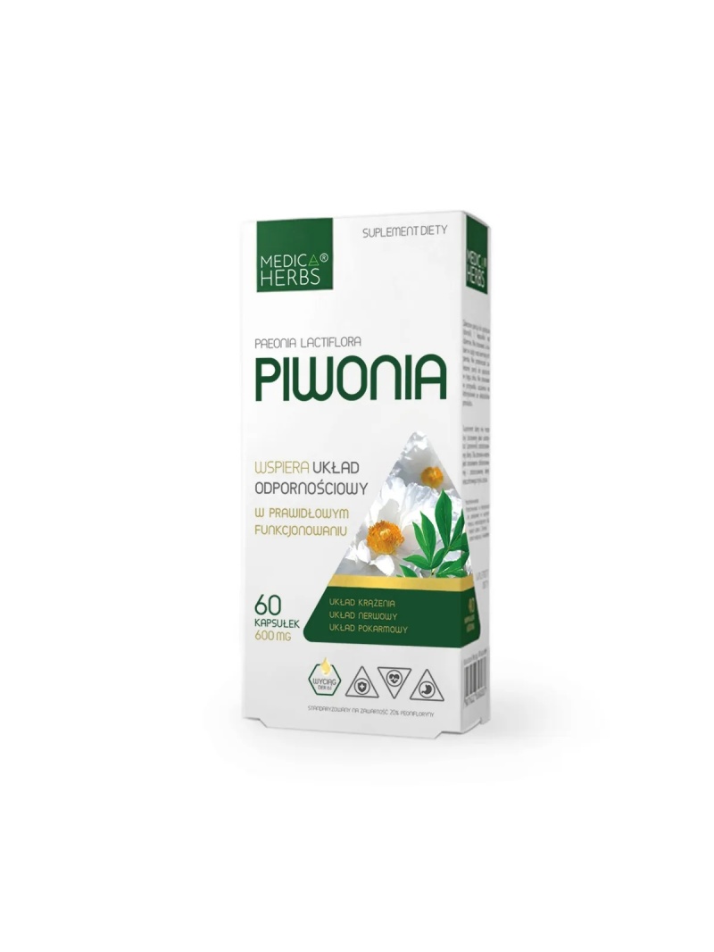 MEDICA HERBS Pivoňka (podpora imunity) 60 kapsúl