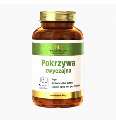 ušľachtilé zdravie Žihľava (čistenie, prebytočná voda) 60 vegánskych kapsúl