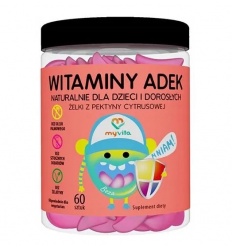 MYVITAL Prírodný vitamín ADEK Gummies (pre deti a dospelých) 60 želé