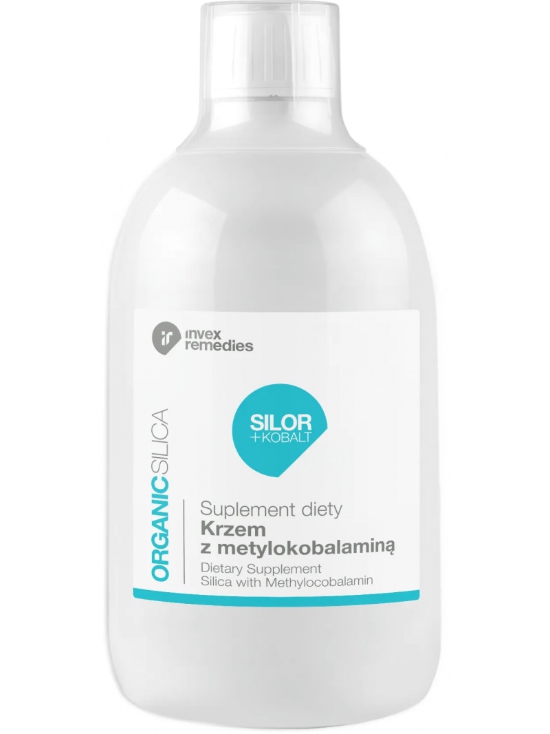 INVEX REMEDIES Kremík s metylkobalamínom Silor+Cobalt 500ml