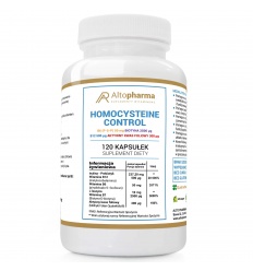 ALTO PHARMA Kontrola homocysteínu (B12 B6 B7 P-5-P B9) 120 vegánskych kapsúl