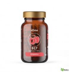 EKAMEDICA Amygdalin efime B-17 (vitamín B17 - extrakt z marhuľových semienok) 60 kapsúl