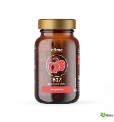 EKAMEDICA Amygdalin efime B-17 (vitamín B17 - extrakt z marhuľových semienok) 60 kapsúl