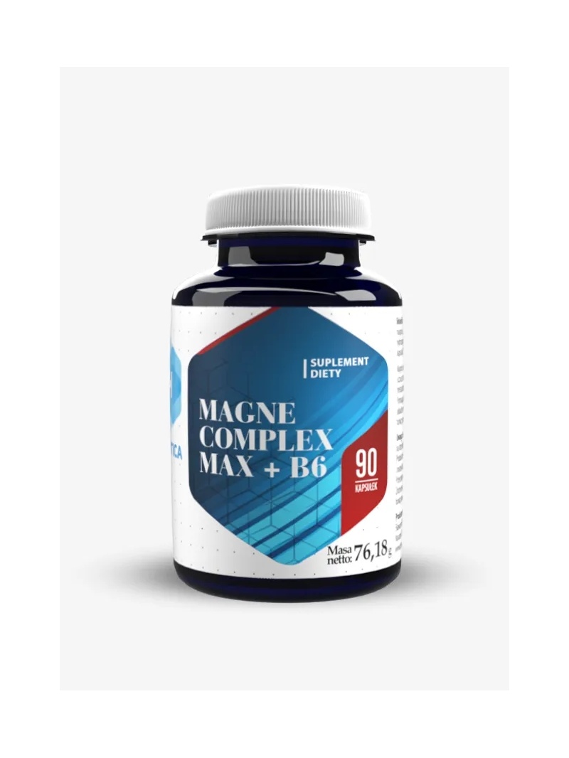 HEPATICA Magne Complex Max + B6 (energia, energetický metabolizmus) 90 kapsúl