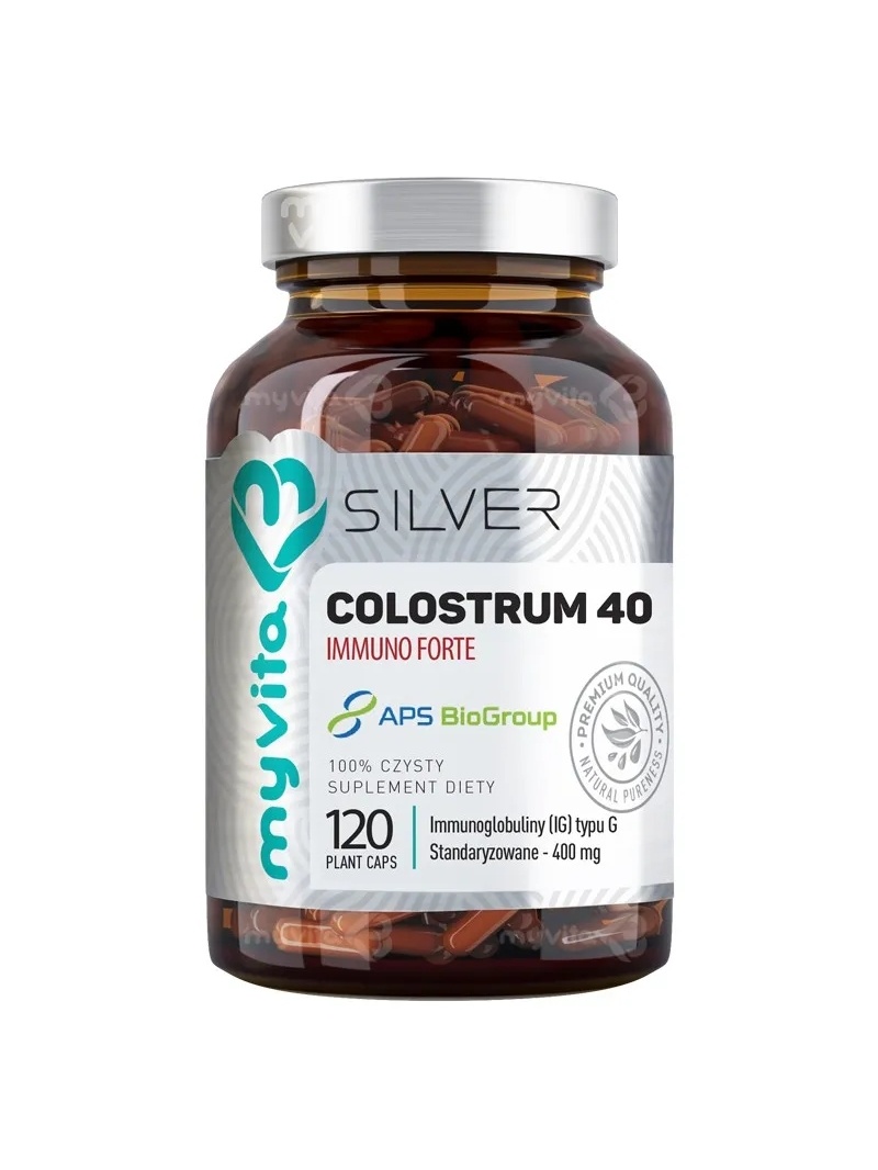 MYVITA Colostrum Immuno Silver (podpora imunity) 120 veganských kapsúl