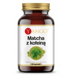 YANGO Matcha + kofeín (zameranie, koncentrácia) 90 vegánskych kapsúl