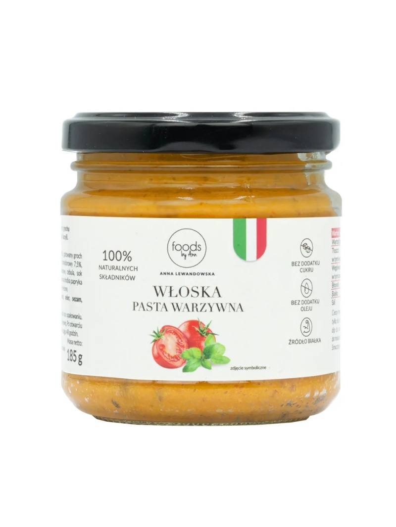 POTRAVINY ANN Anny Lewandowskej Talianska zeleninová pasta (vegánska) 185g