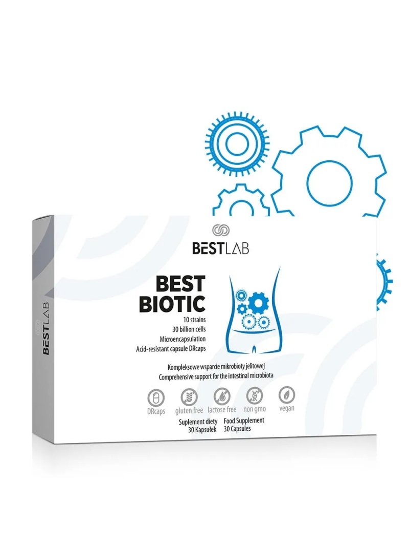 BESTLAB BestBiotic (podpora červenej mikrobioty) 30 kapsúl