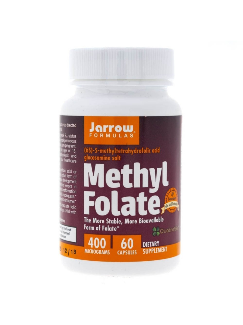 Jarrow Formulas Methyl Folate (Folian) 400 mcg - 60 kapsúl