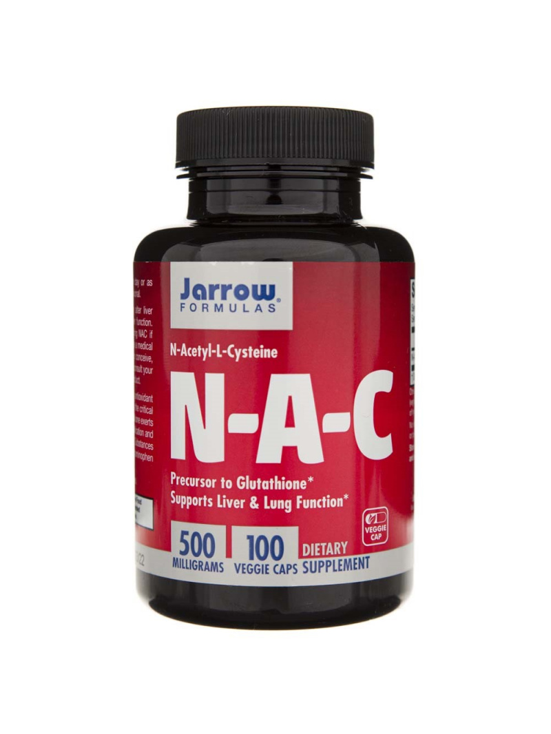 Jarrow Formulas N-acetyl-cysteín (NAC) - 100 kapsúl