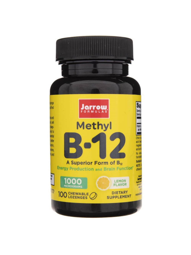 Jarrow Formulas Metyl B12 (metylkobalamín) 1000 mcg - 100 pastiliek