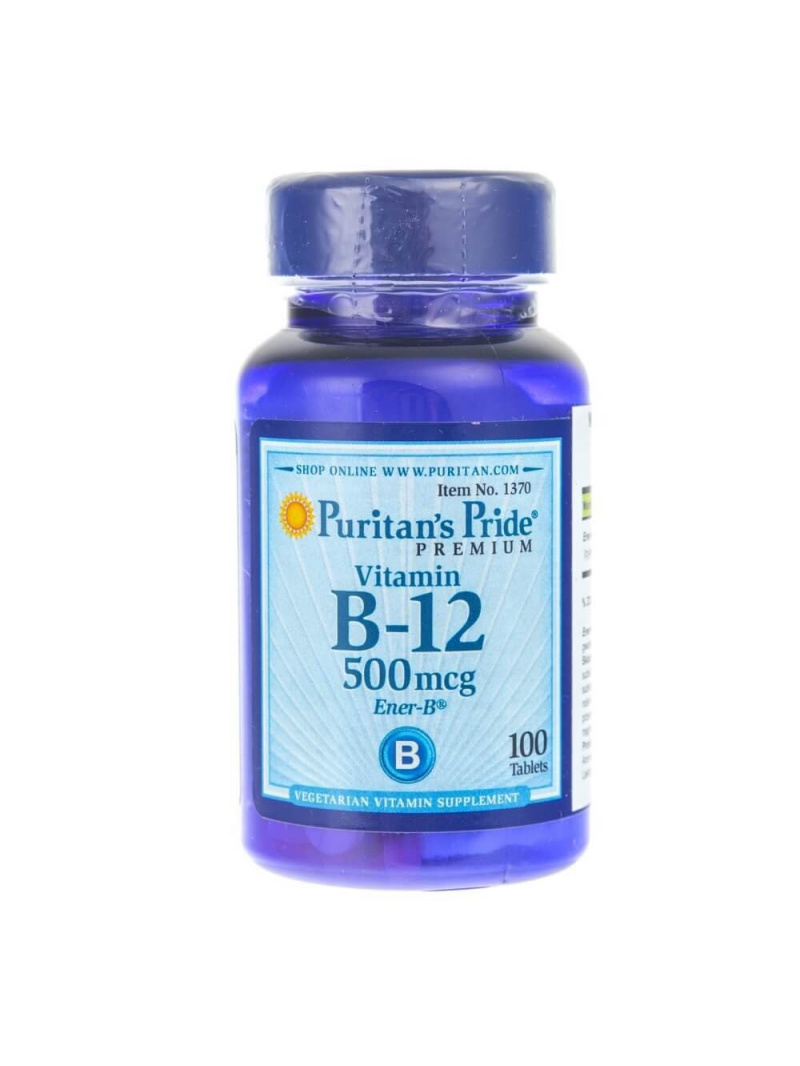 Haya Labs1 Vitamín B-12 500 mcg - 100 tabliet