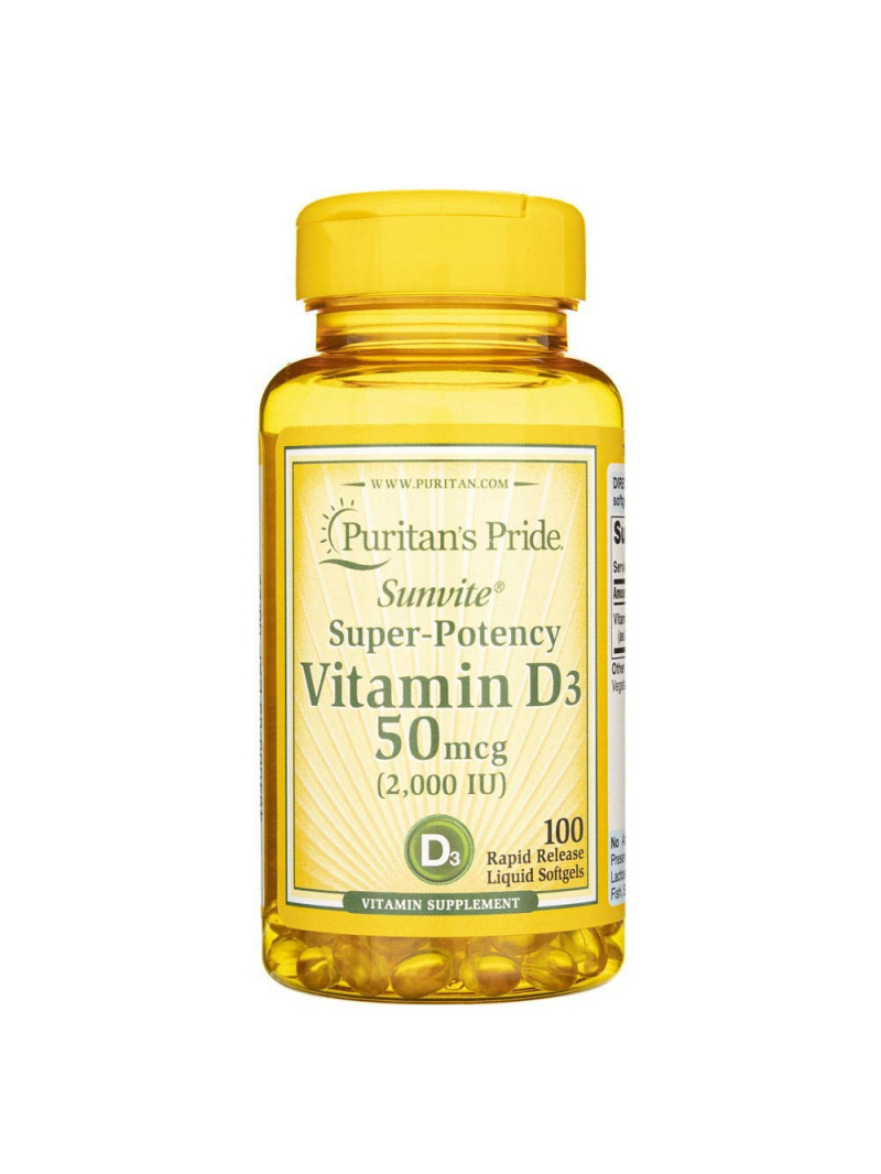Haya Labs1 Vitamín D3 2000 IU - 100 kapsúl