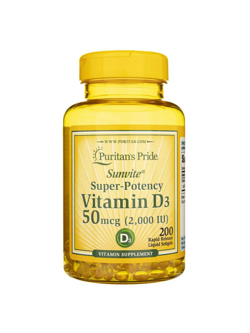 Haya Labs1 Vitamín D3 2000 IU - 200 kapsúl