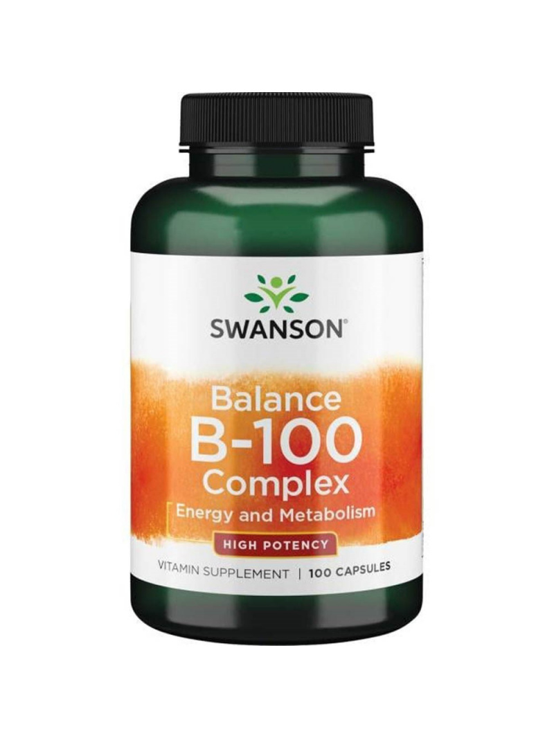 Vitamínový komplex Swanson Balance B-100 - 100 kapsúl