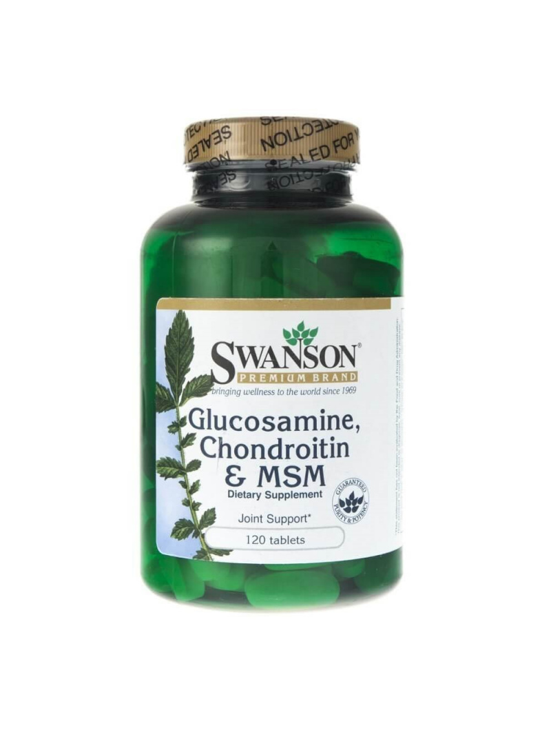 Swanson Glucosamine Chondroitin MSM 500 mg – 120 tabliet
