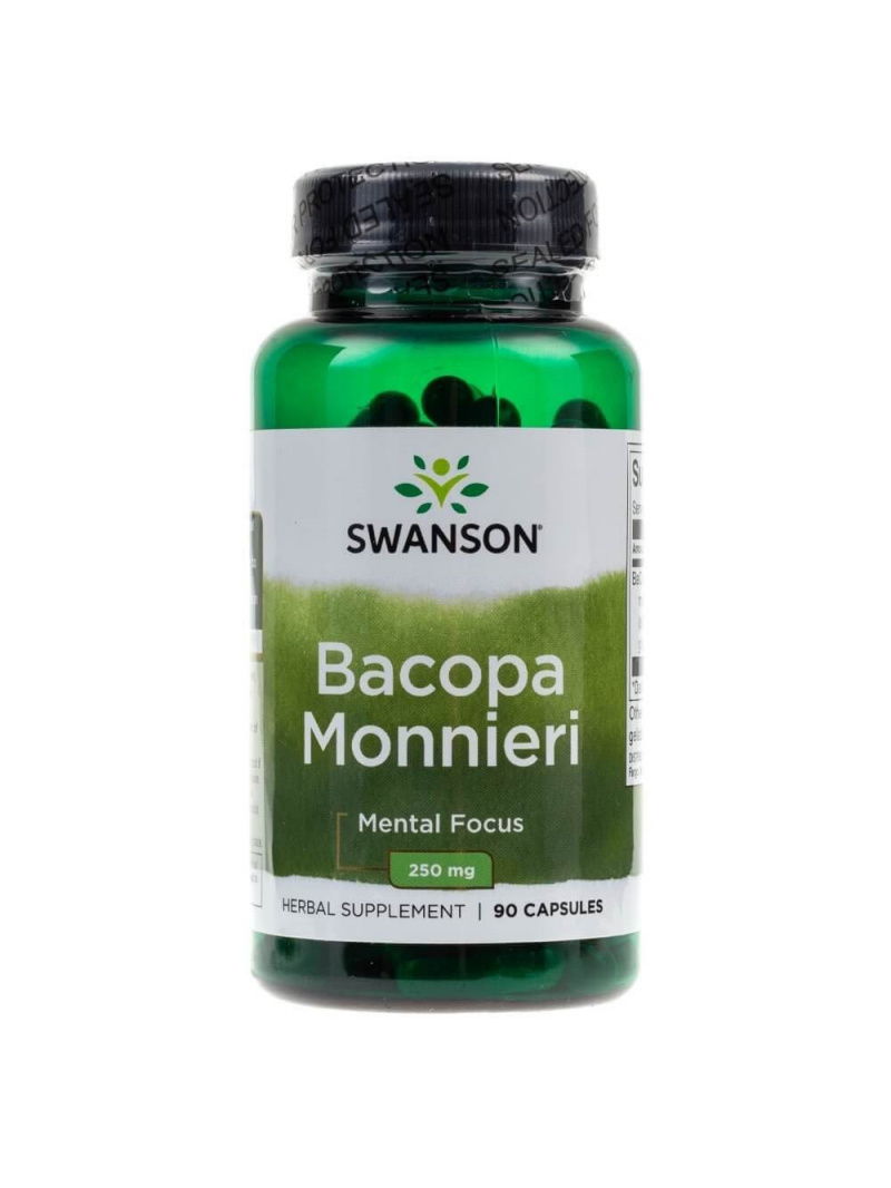 Štandardizovaný extrakt Swanson Bacopa Monnieri 250 mg - 90 kapsúl