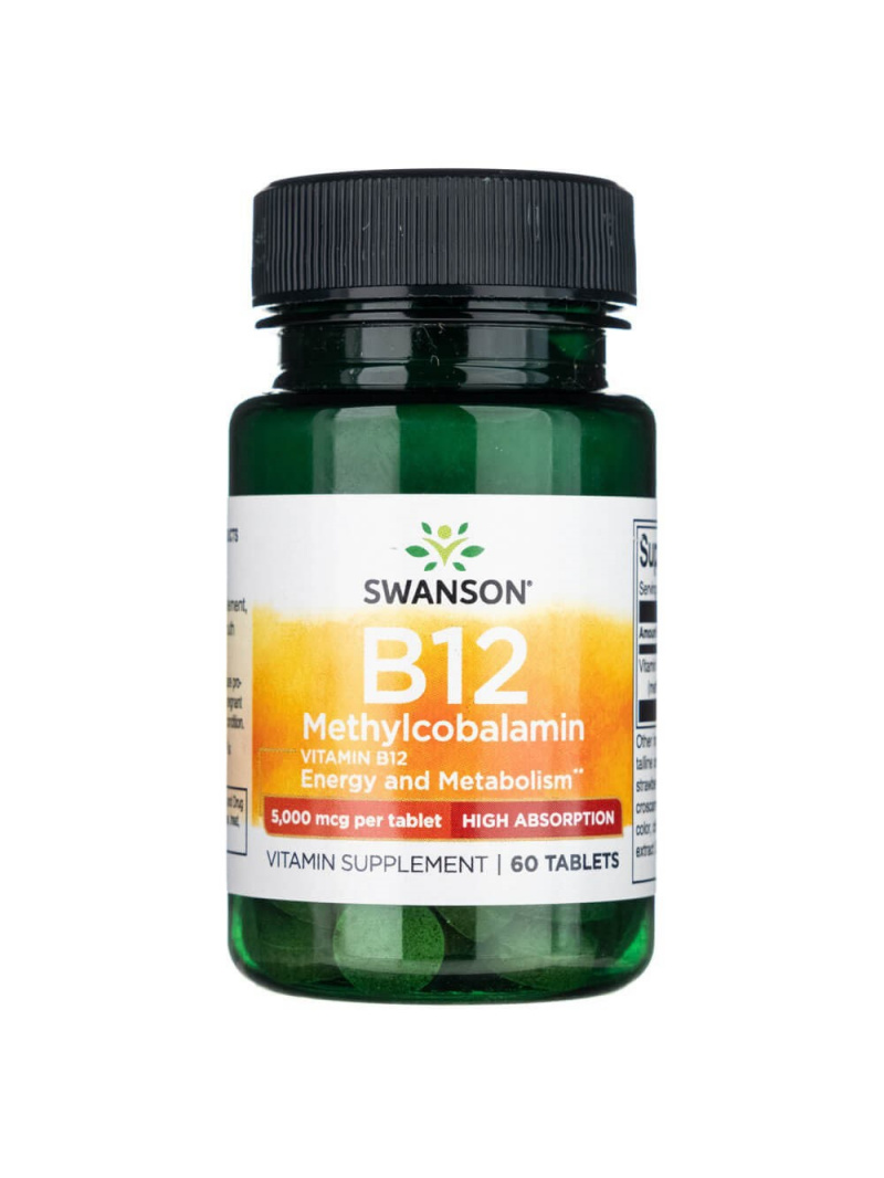 Swanson Methylcobalamine B-12 5 mg - 60 b12 tabliet