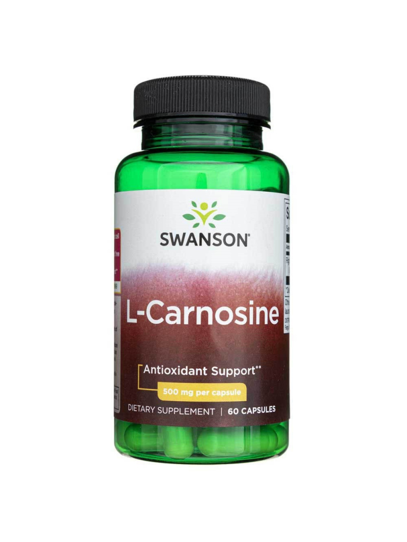 Swanson L-Carnosine 500 mg - 60 kapsúl