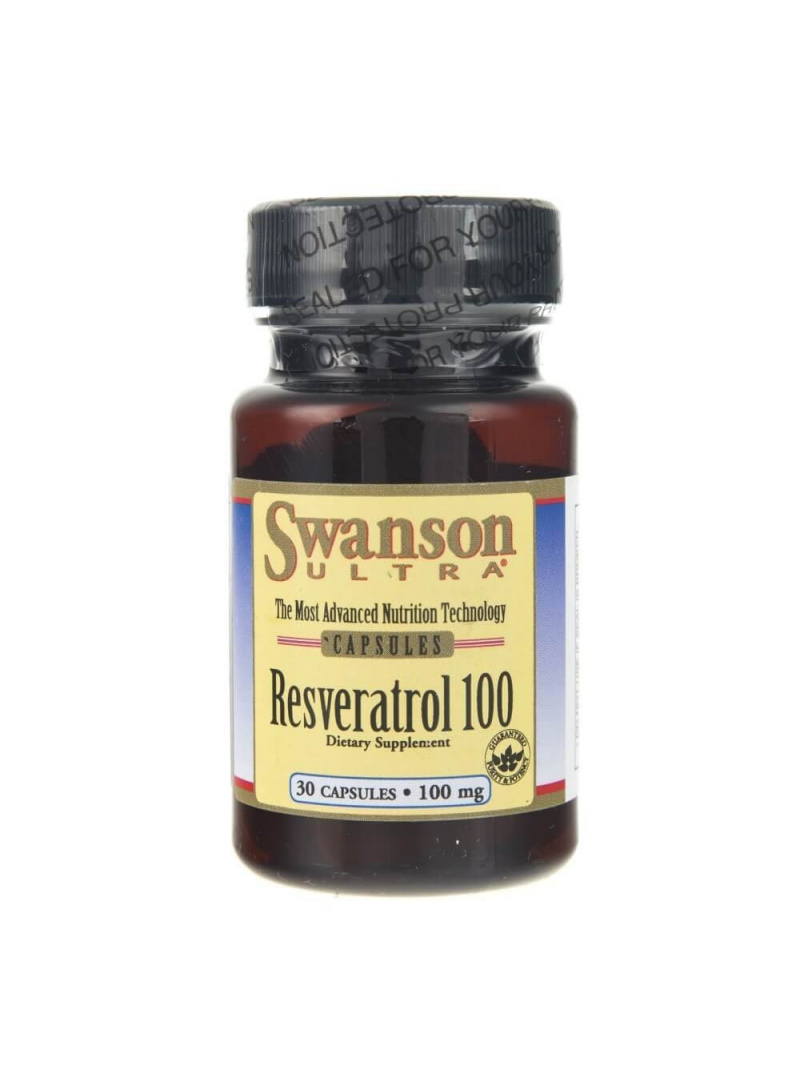 Swanson Resveratrol 100 - 30 kapsúl