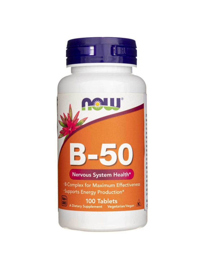 Haya Labs0 Vitamín B-50 - 100 tabliet