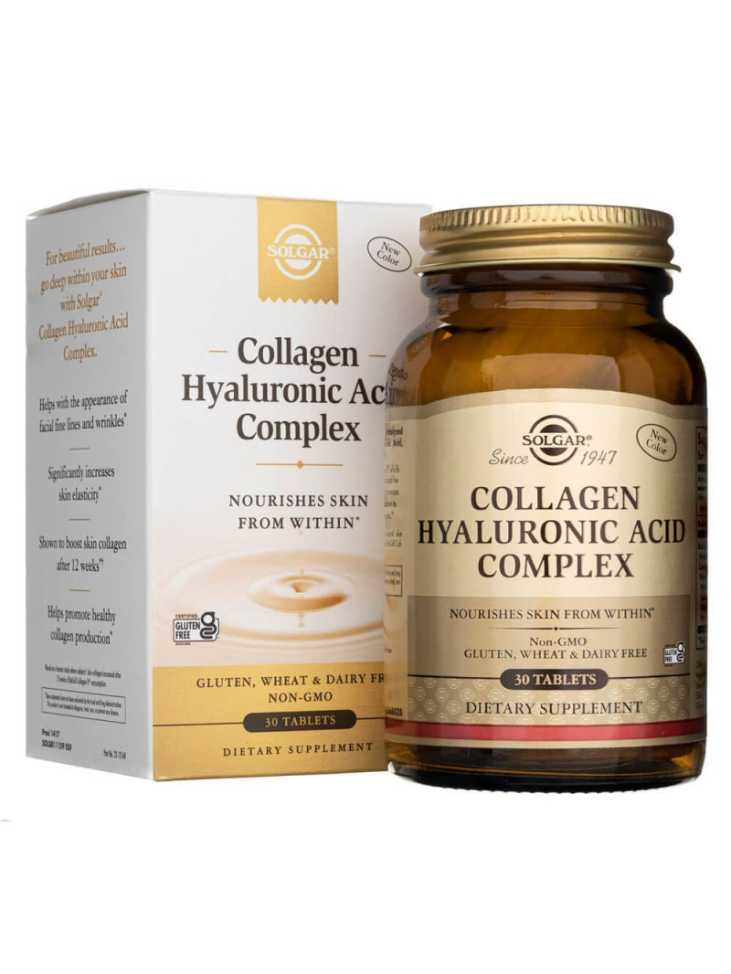 Solgar Kyselina hyalurónová 120 mg - 30 tabliet