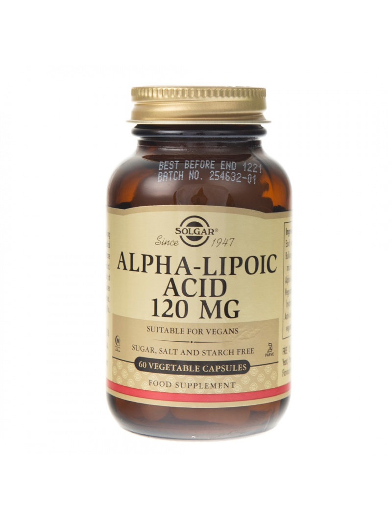 Solgar Alpha Lipoic Acid 120 mg - 60 kapsúl
