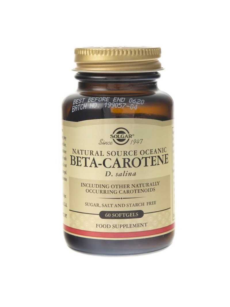 Solgar Natural Beta Carotene 7,5 mg - 60 kapsúl