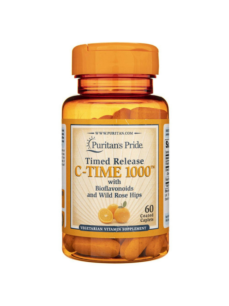 Haya Labs1 Vitamín C - 1000 mg s pomalým uvoľňovaním - 60 tabliet