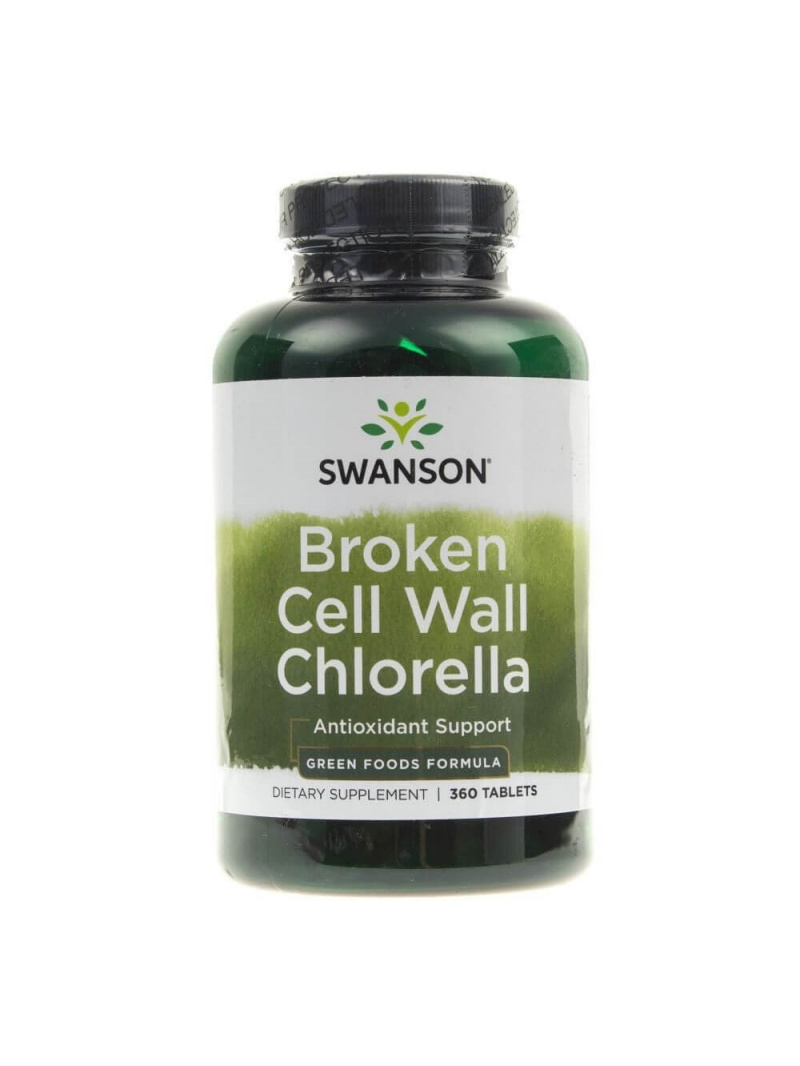 Swanson Chlorella (Split Cell Walls) – 360 tabliet