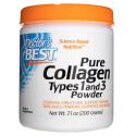 Doctor's Best Kolagén typu 1 a 3, prášok - 200 g