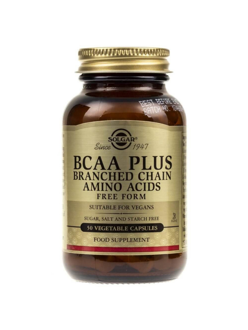 Solgar BCAA Plus - 50 kapsúl