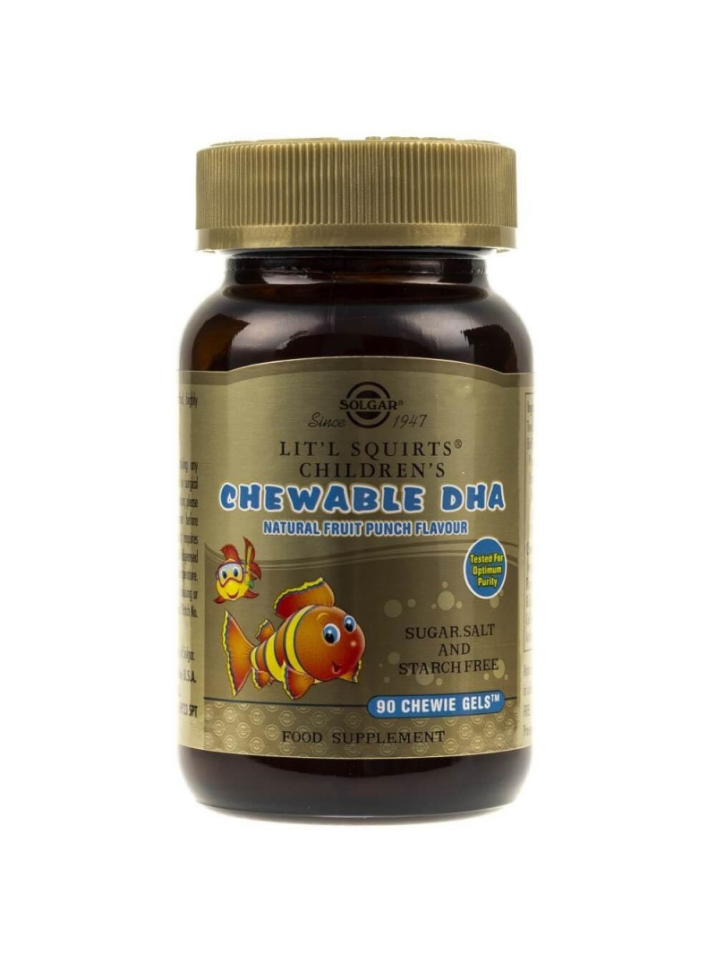 Solgar DHA Wise Fish pre deti - 90 želé