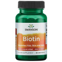 Swanson Biotin 10000 mcg - 60 kapsúl