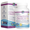 Nordic Naturals Complete Omega-D3 citrónová príchuť - 60 kapsúl