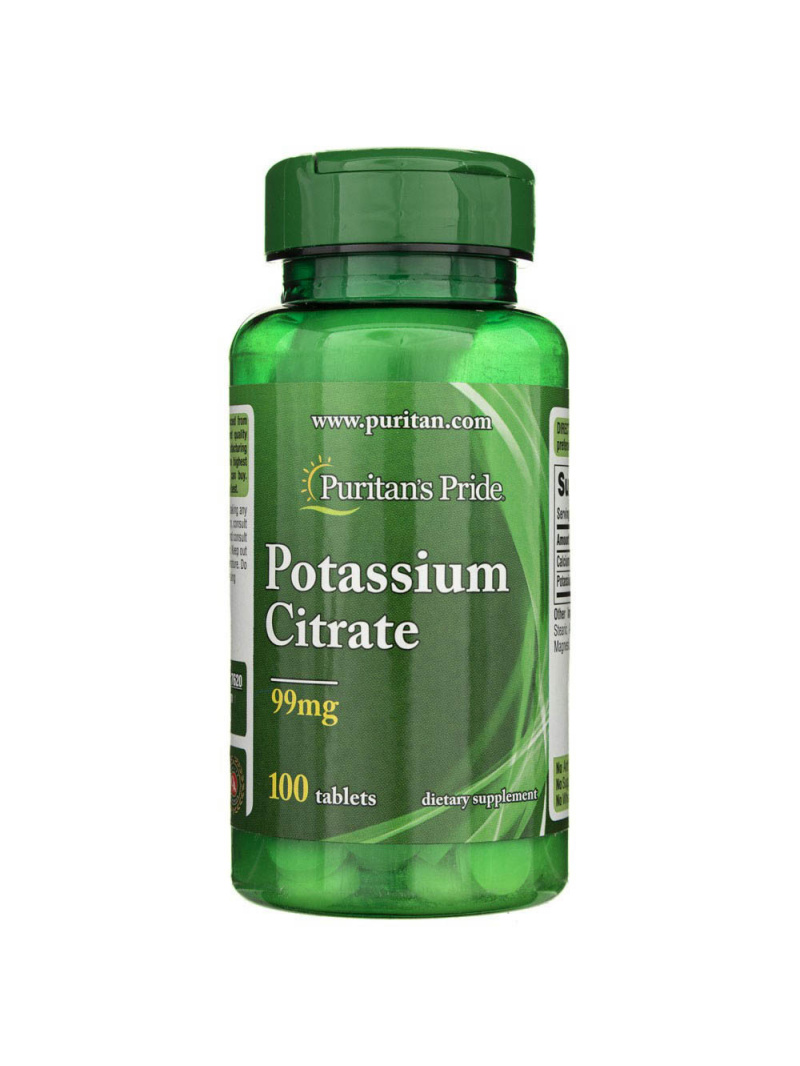 Haya Labs1 Citrát draselný 99 mg - 100 tabliet
