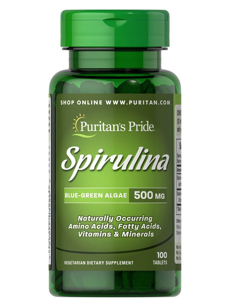 Haya Labs1 Spirulina 500 mg - 100 tabliet