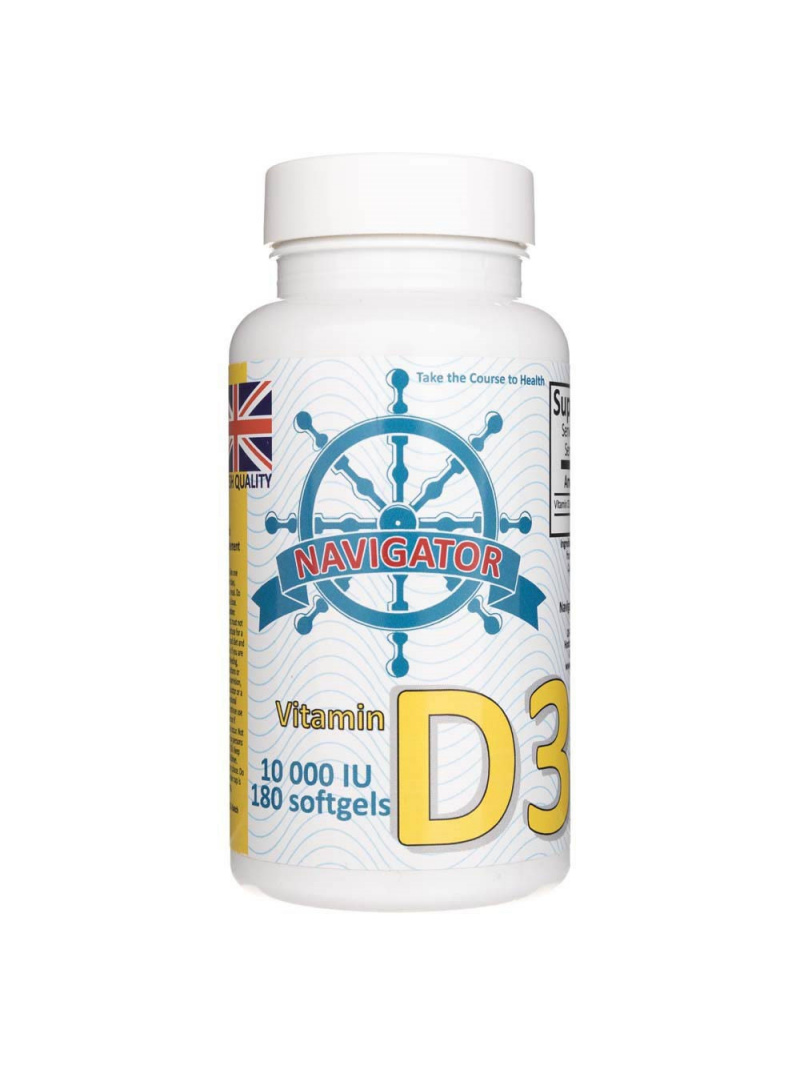 Navigator Vitamin D3 10000 IU - 180 kapsúl