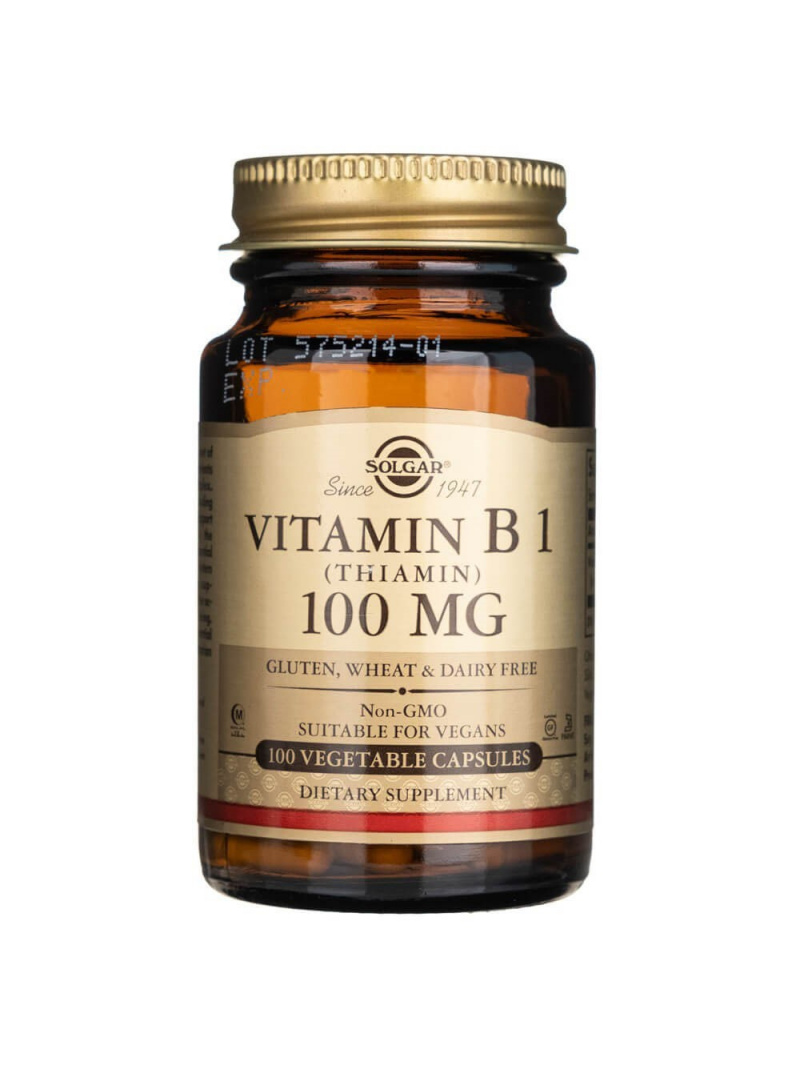 Solgar Vitamín B1 (tiamín) 100 mg - 100 kapsúl