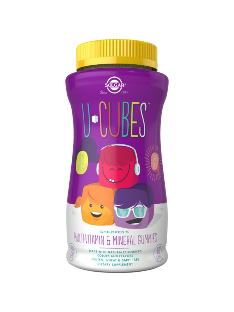 Vitamíny a minerály pre deti Solgar U-Cubes - 120 želé
