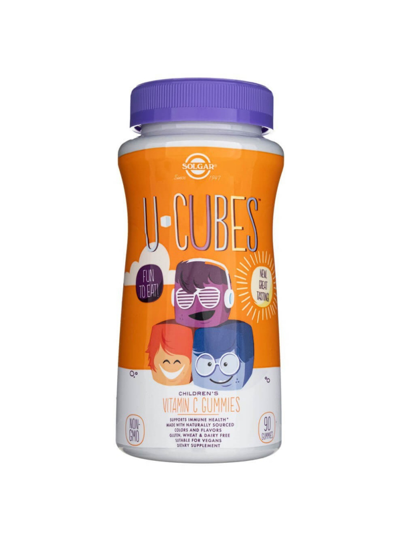 Solgar U-Cubes Vitamín C pre deti - 90 želé