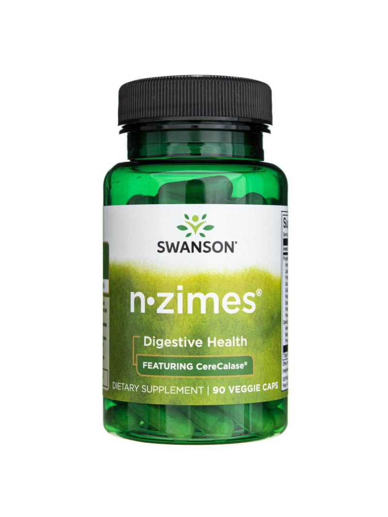 Swanson N-Zimes s CereCalase - 90 kapsúl